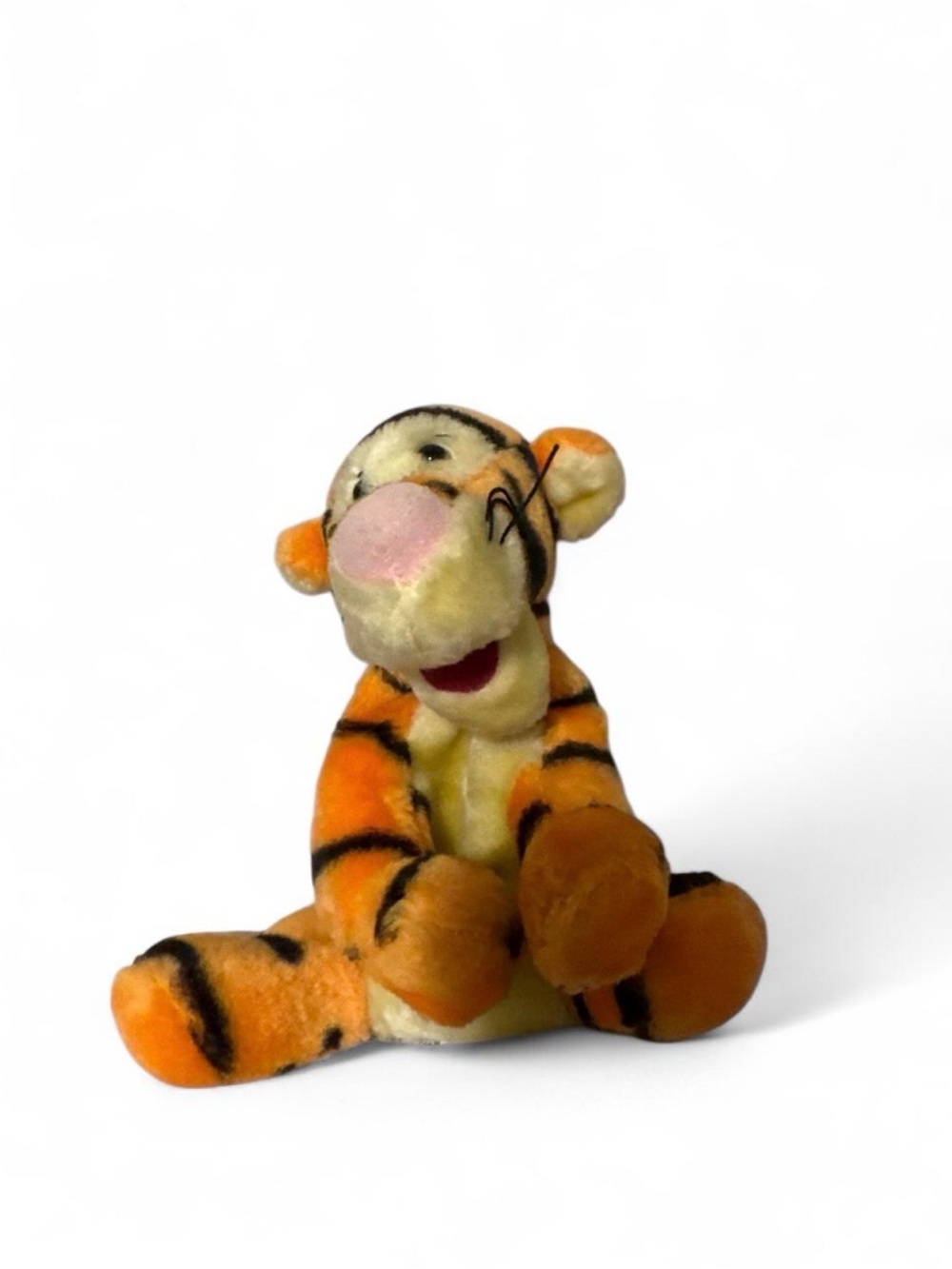 Disney Orange, Cream & Black Tigger Plush Toy - Soft Stuffed Animal